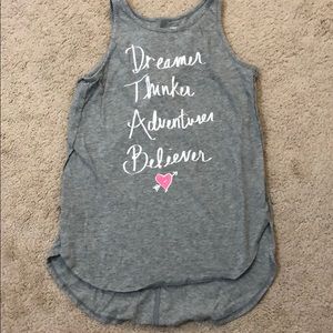 Girls motivational tank